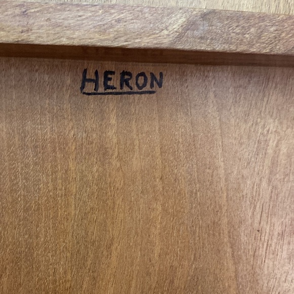 Vintage Carved Wooden Tray with Floral Design - Picture 4 of 16